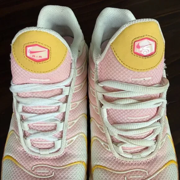 Size 7.5 -Nike Air Max Plus Hyper Pink Sail Orange Solar Flare DX2673-100 Women - Picture 11 of 13